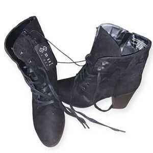 A+ combat heeled boots